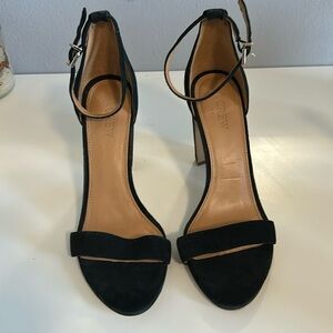 J. Crew factory suede chunky heel sandals size 7.5